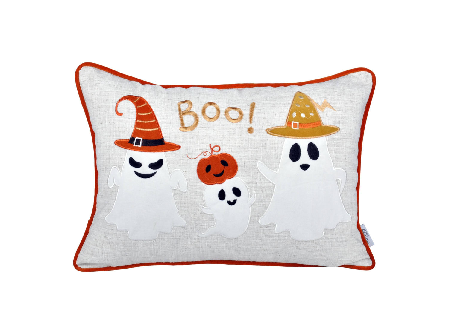 Whimsical Ghost Lumbar Pillow
