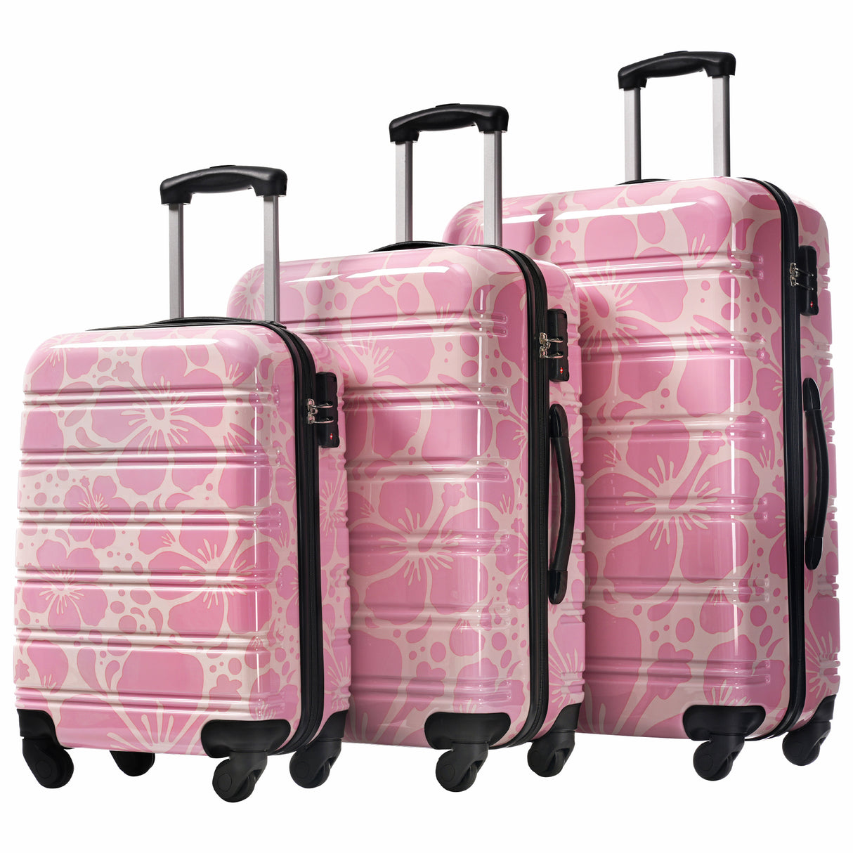 Hardshell Luggage Sets 3 Pcs Spinner Suitcase with TSA Lock