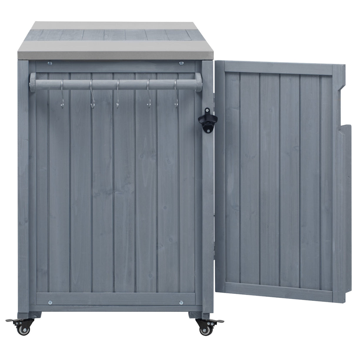 K&K 66.5" Outdoor Kitchen Island for Big Green Egg Grills