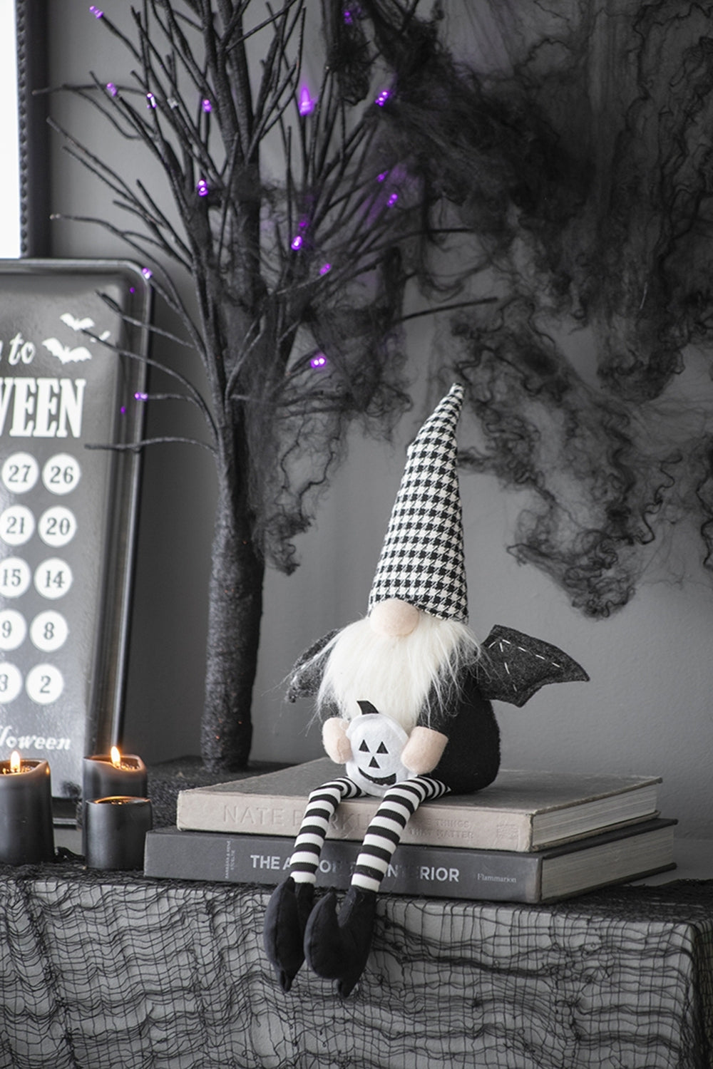 23.5" Whimsical Standing Ghost Gnome