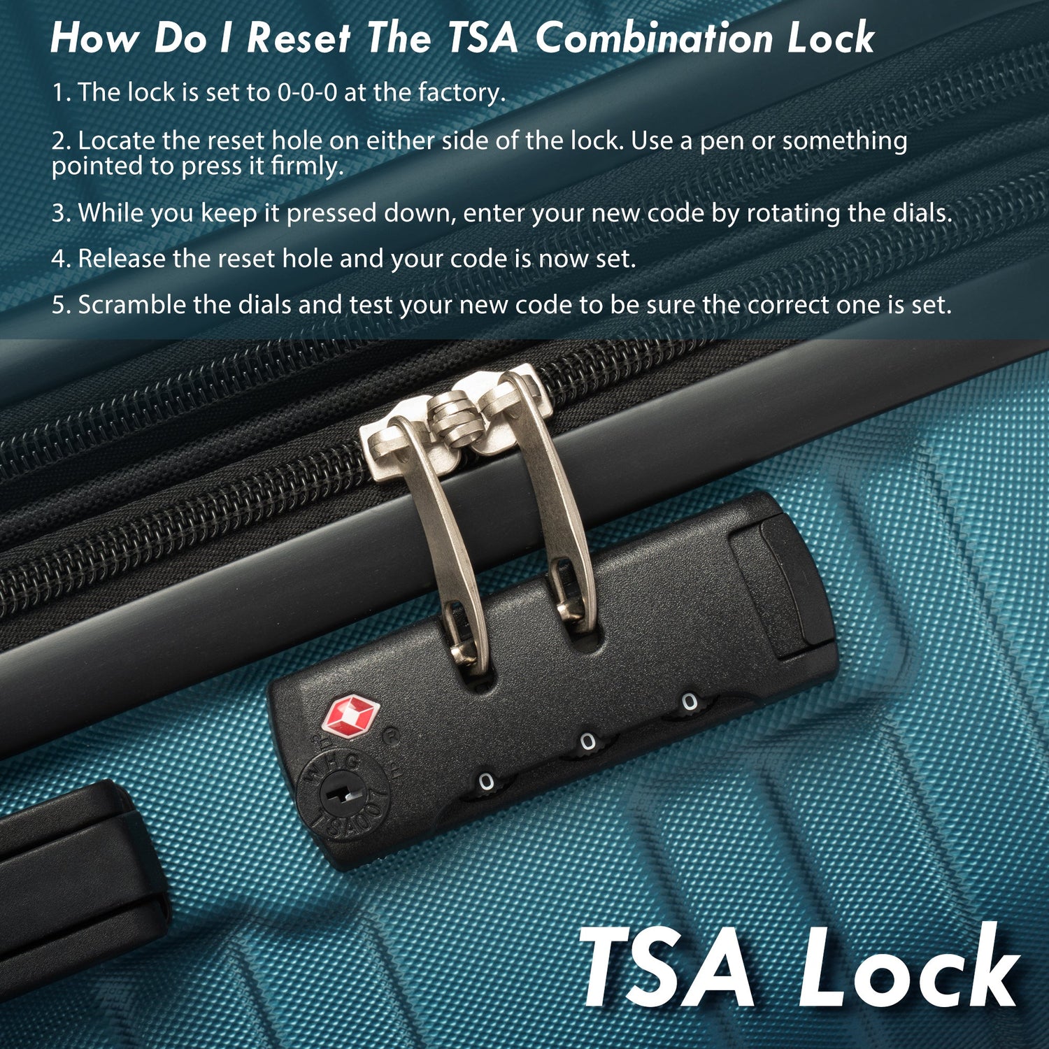 Hardshell Luggage Sets 3 Pcs Spinner Suitcase with TSA Lock