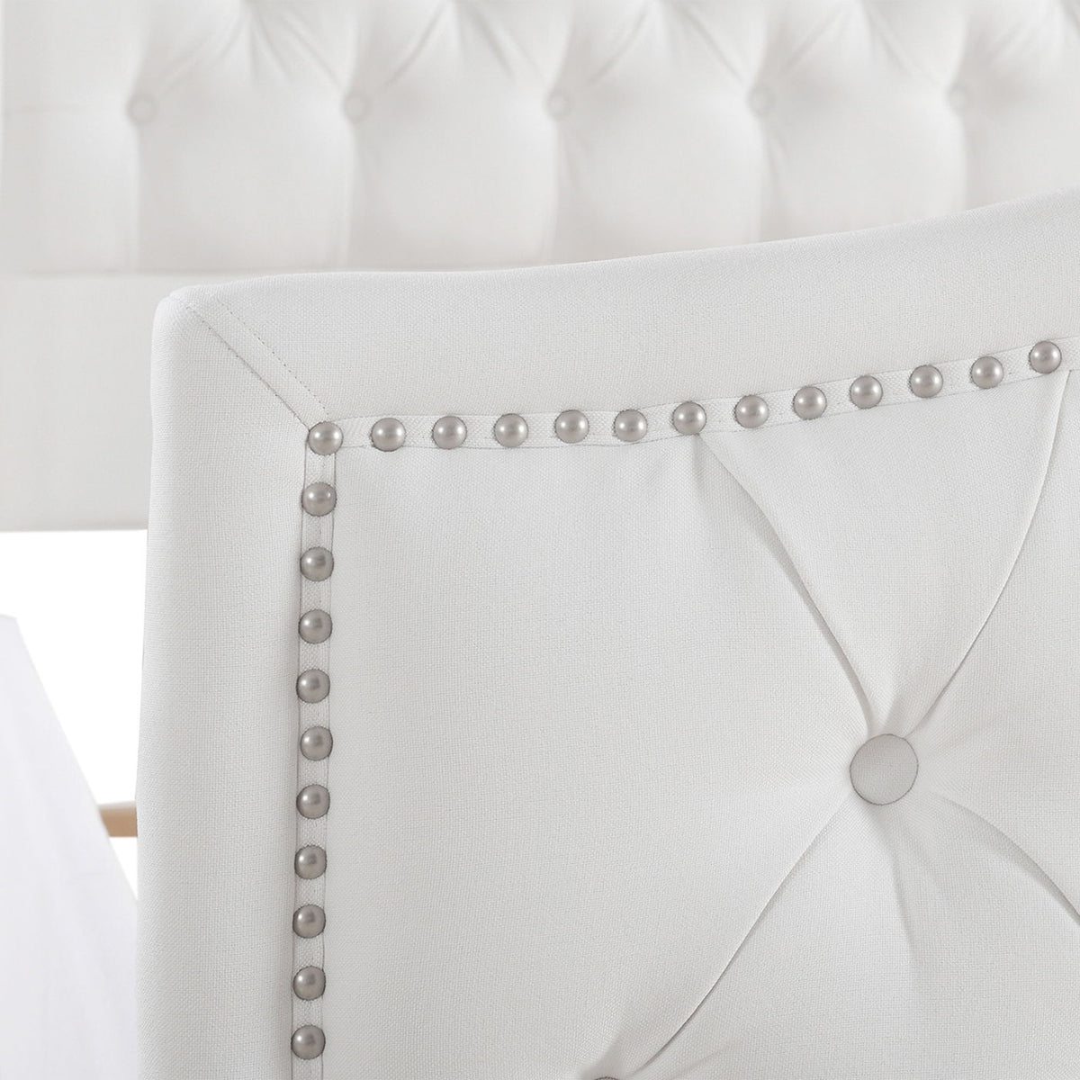 Marcella - Upholstered Shelter Headboard Bed Set