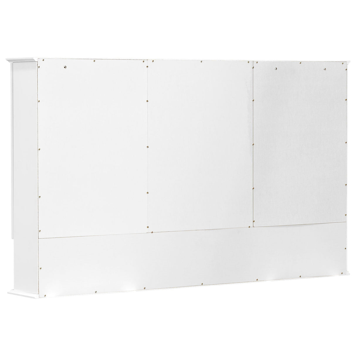 Wall Mounted Bathroom Medicine Cabinet With Double Mirrored Doors