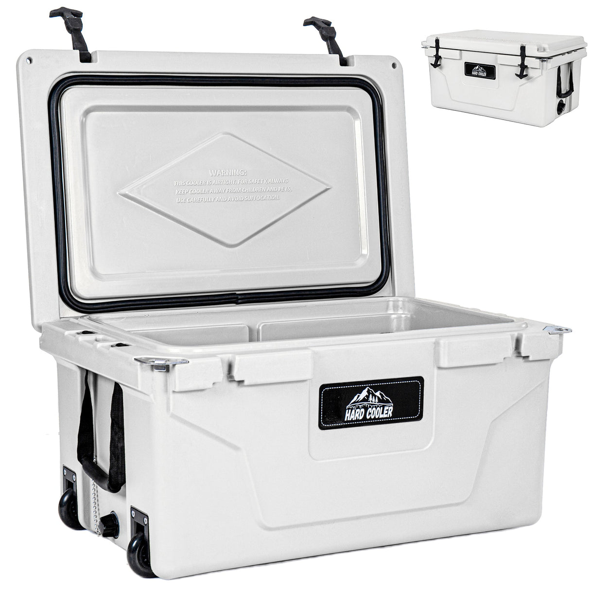 65QT Portable Insulated Cooler Box