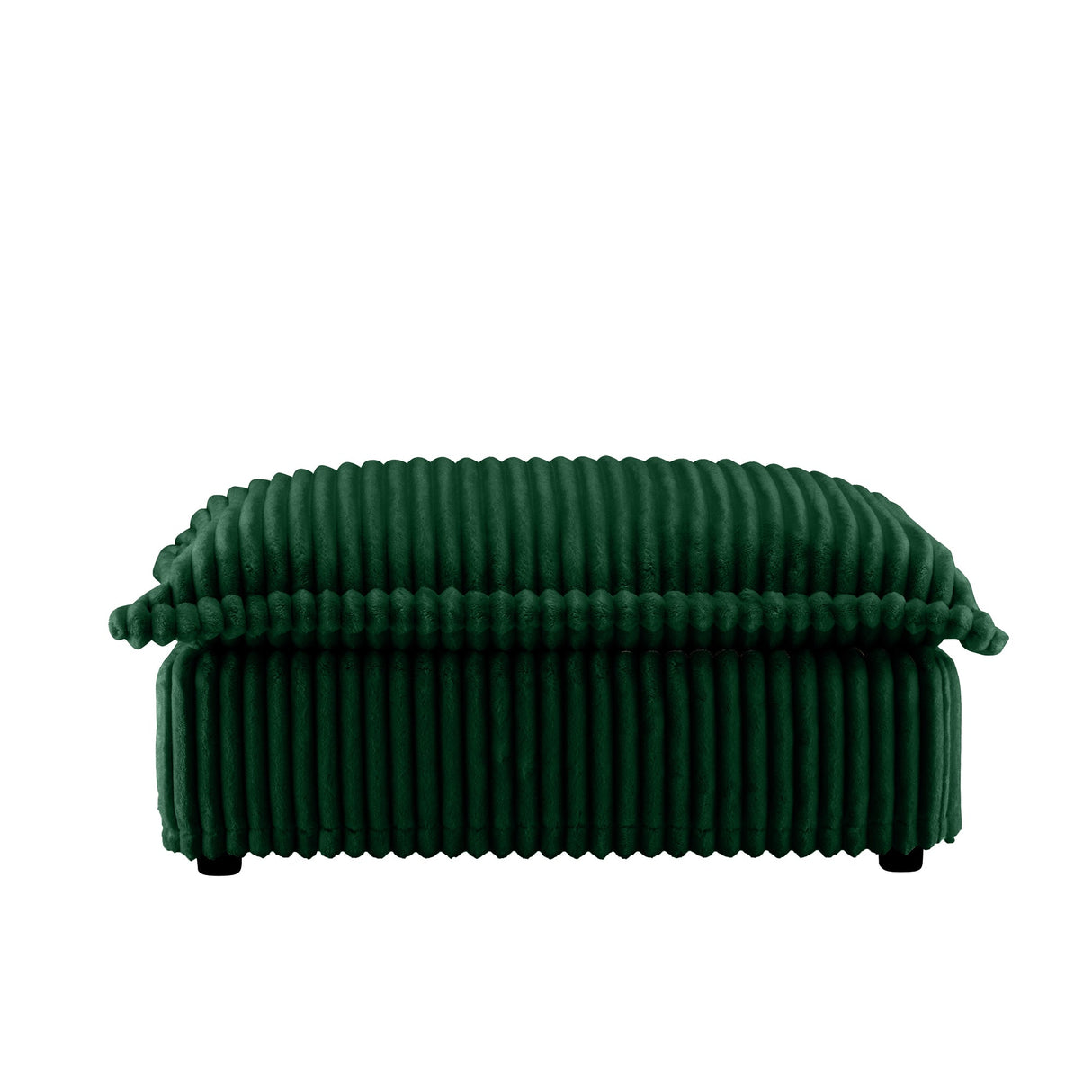 Luxurious Chenille Ottoman