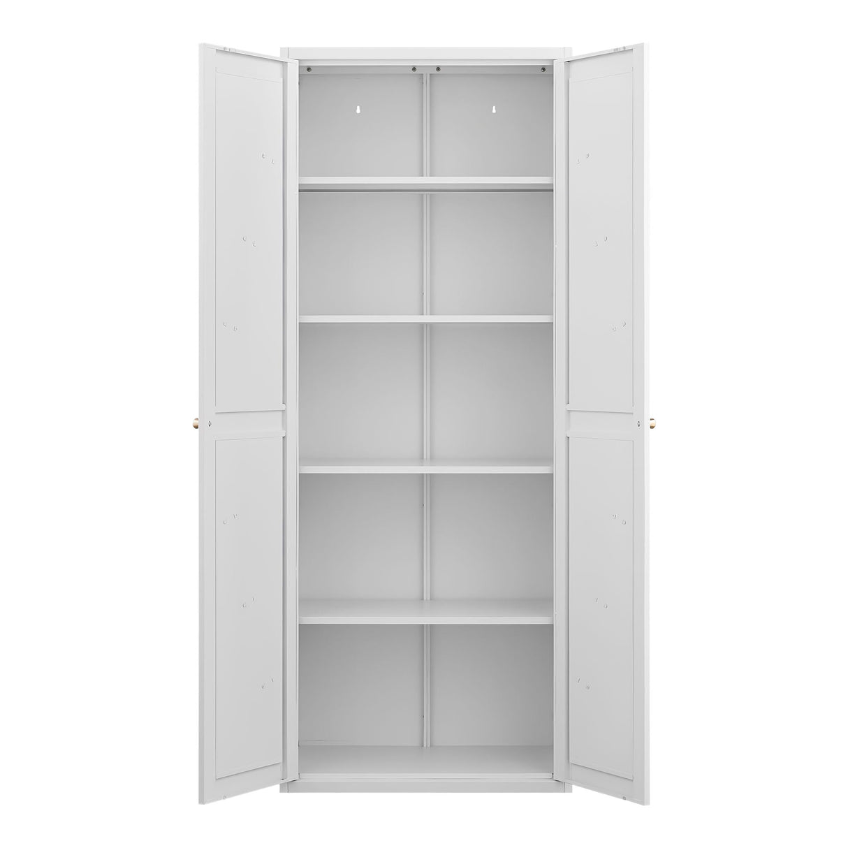 Adjustable 2 Door Storage Cabinet With Adjustable Shelves
