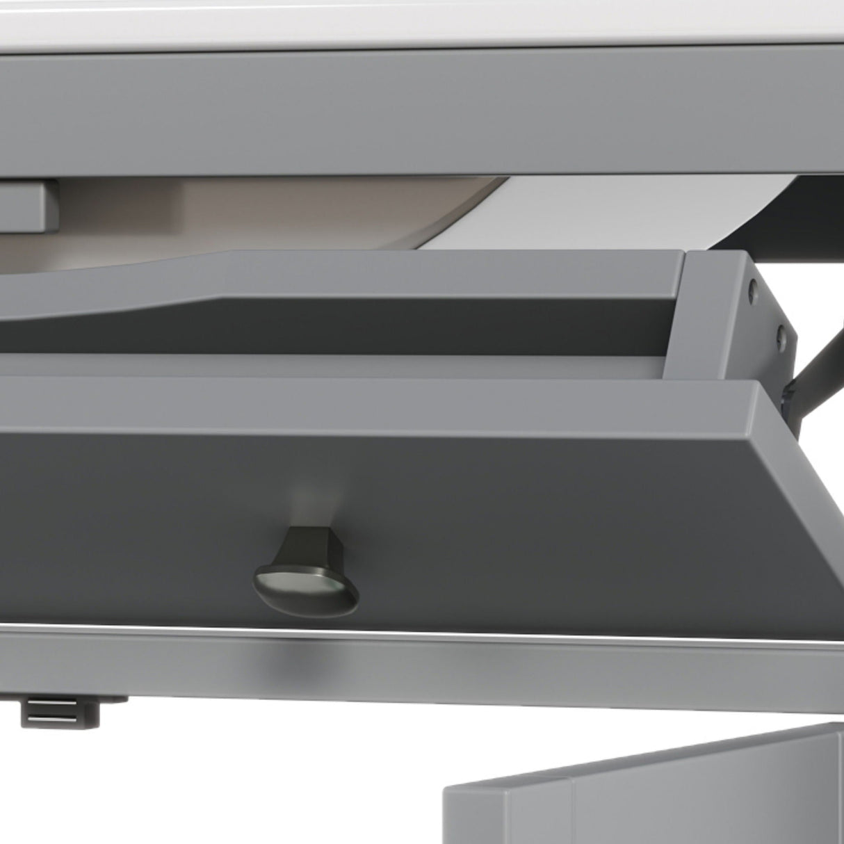 Bathroom Vanity With Ceramic Sink, Adjustable Shelf & Tip Out Tray