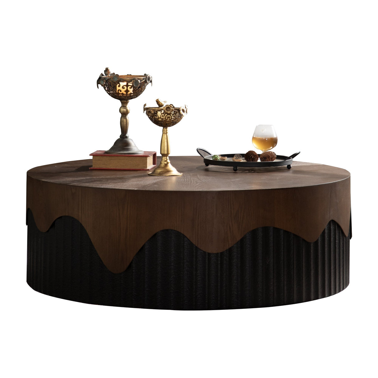 38.97' Round Coffee Table Handcrafted