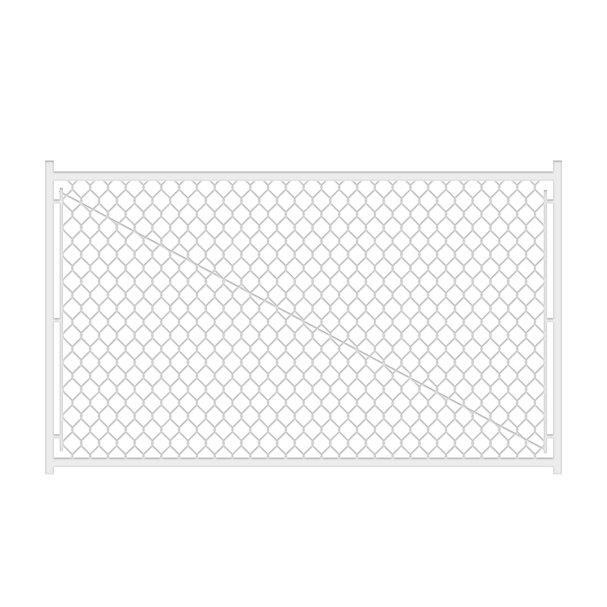 Adjustable 3.8FT Chain Link Walk Gate Kit
