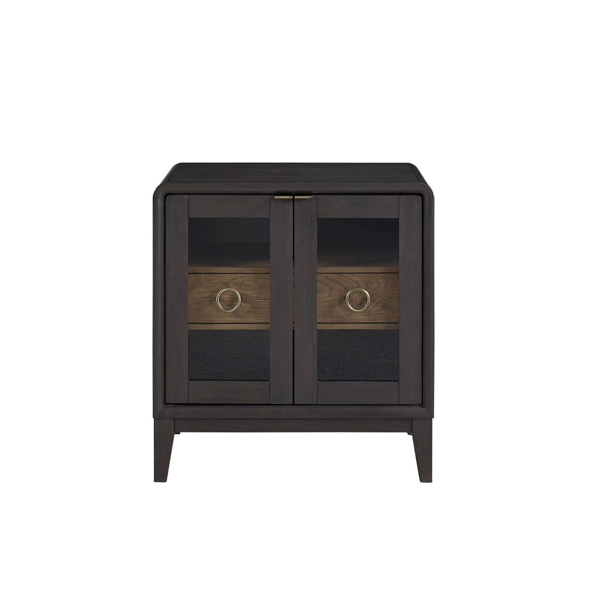 Glass Door Nightstand