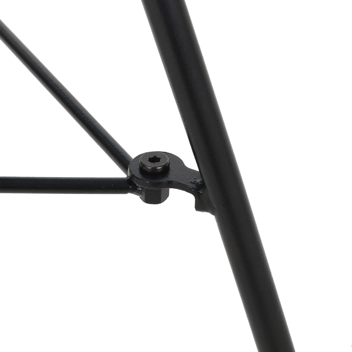 NUSA Modern Rattan Side Table with Tempered Glass Top in Blue