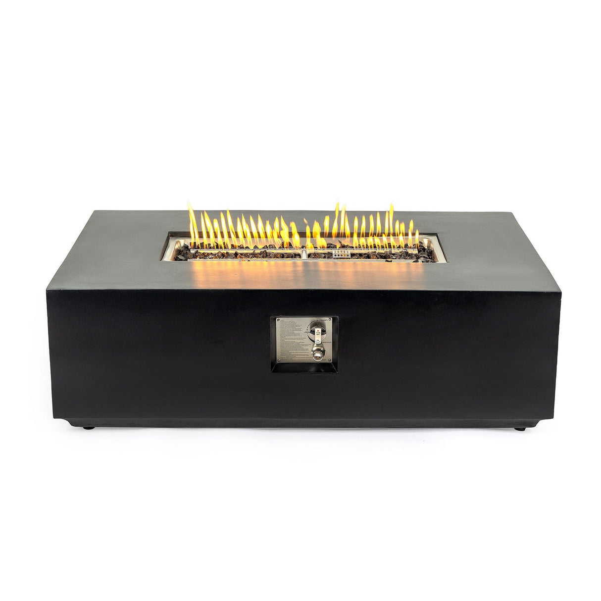 Propane / Natural Gas Fire Pit Table, 50,000 BTU - Charcoal