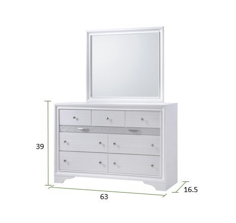 Traditional Style Queen 4-Pc Storage Bedroom Set Made with Wood in White