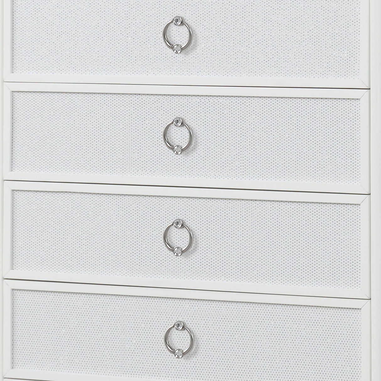 Abigale - 5 Drawer Chest With LED Lighting - White