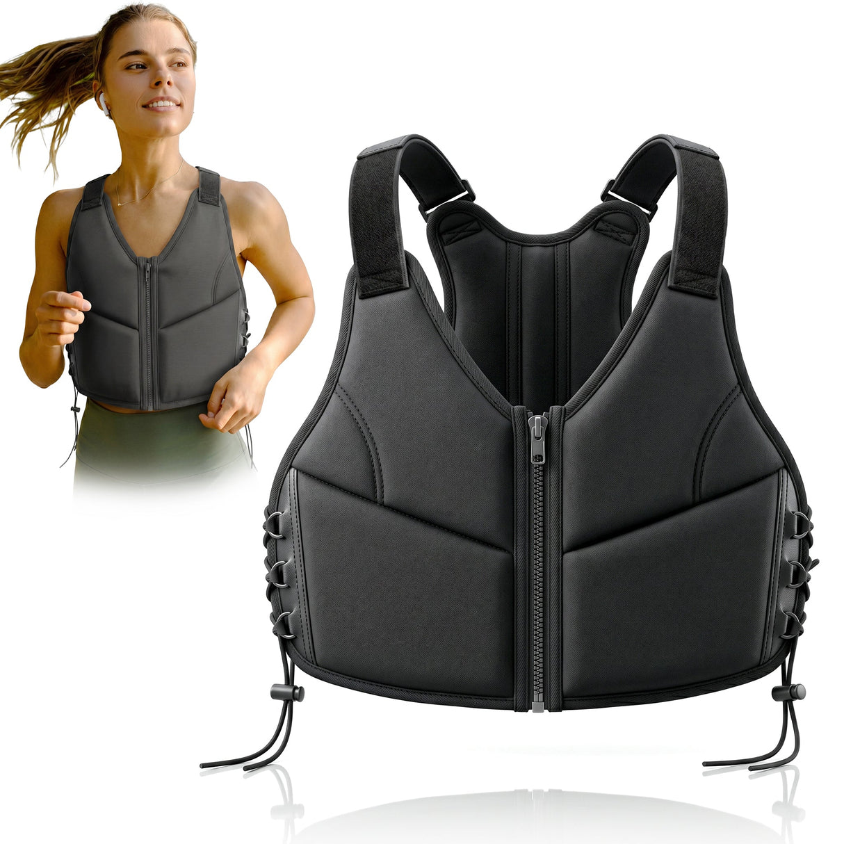 10LBS Adjustable Weighted Vest for Women