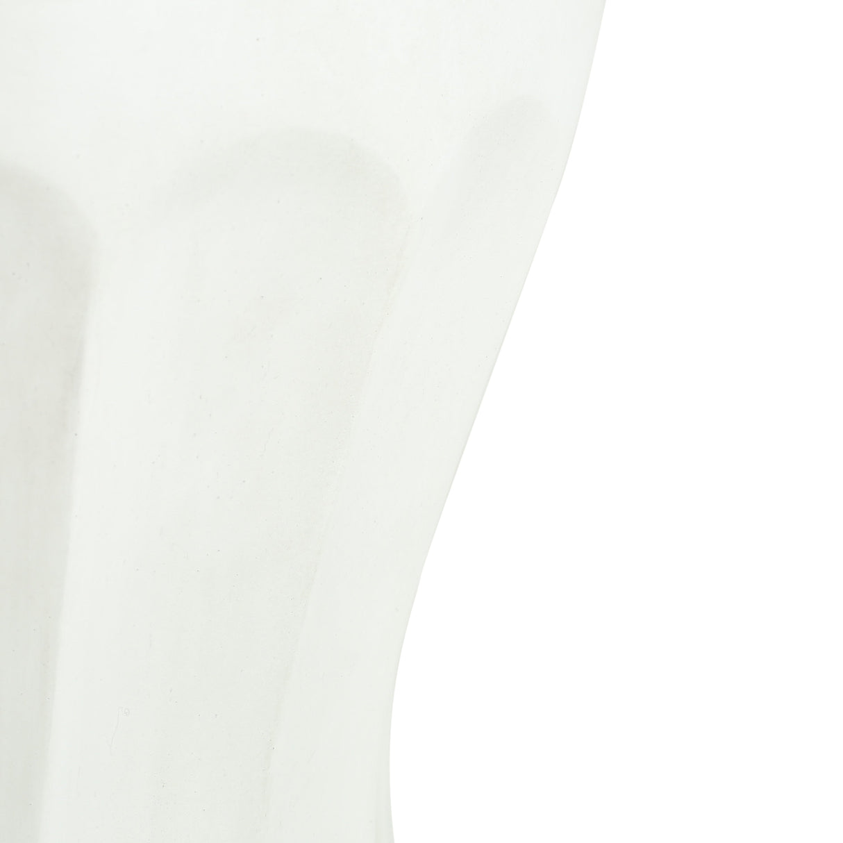 Outdoor Round Concrete Antique White Side Table