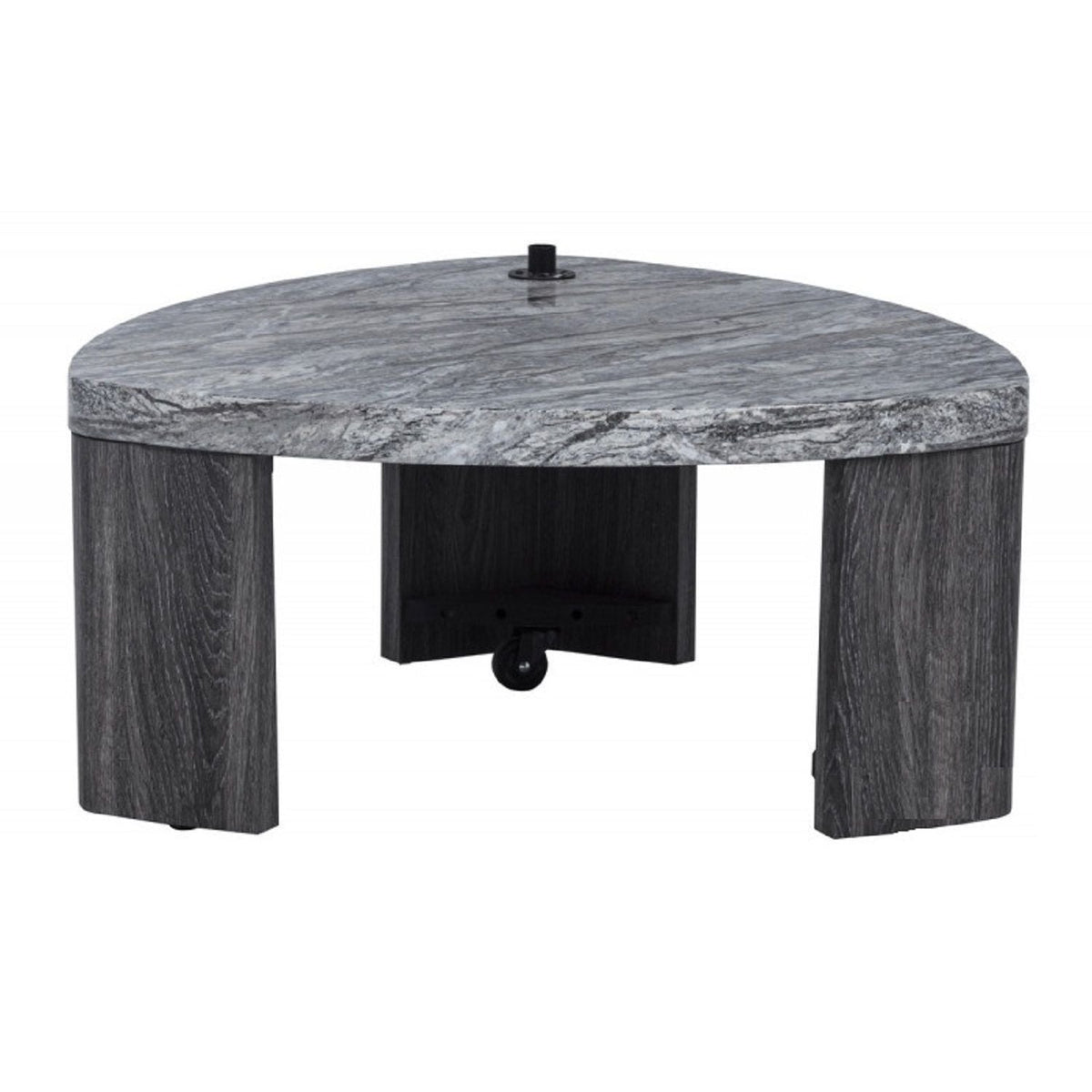 Triangle Nesting Coffee Table Set (Set of 2) - Gray
