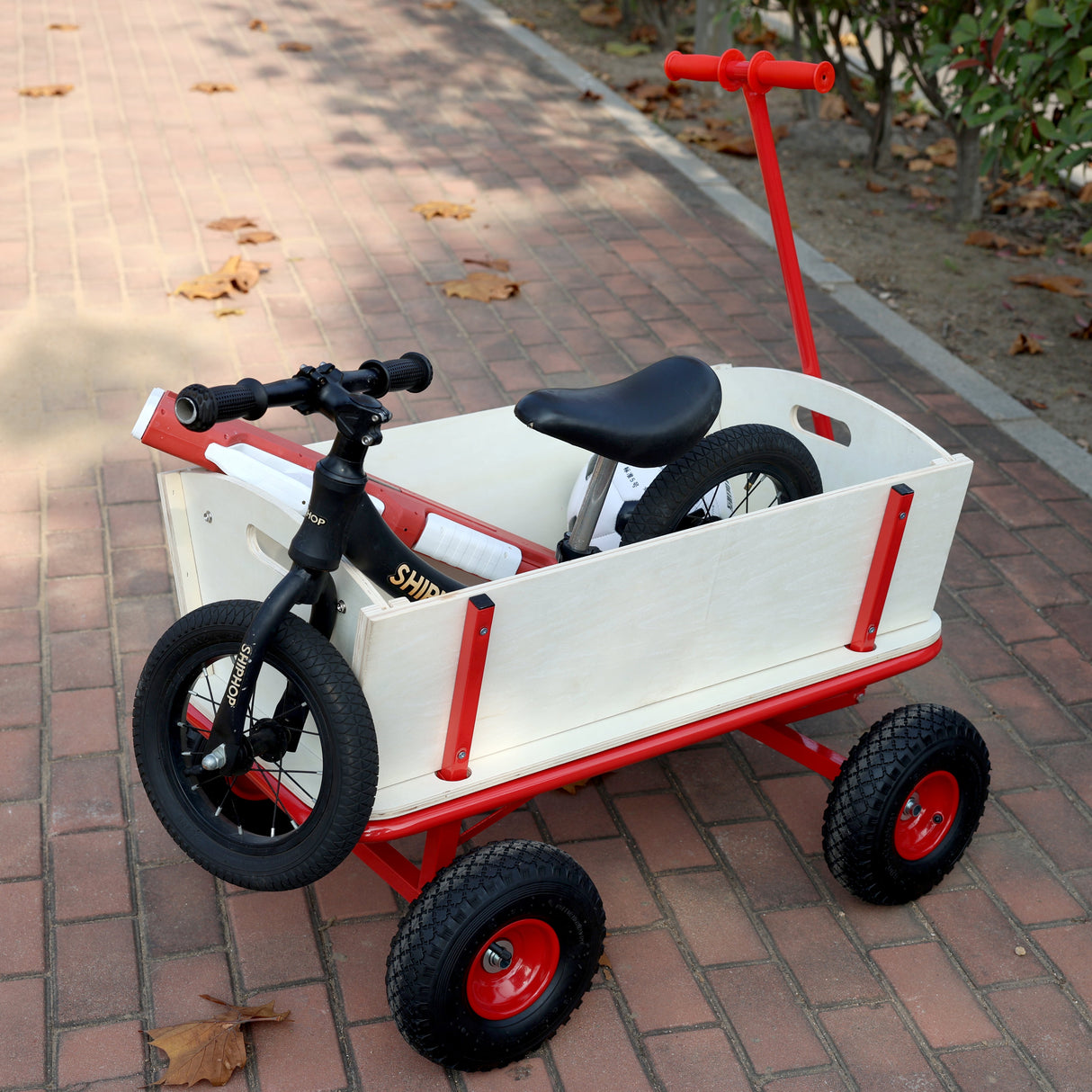 Wooden Carriage Outdoor Stroller