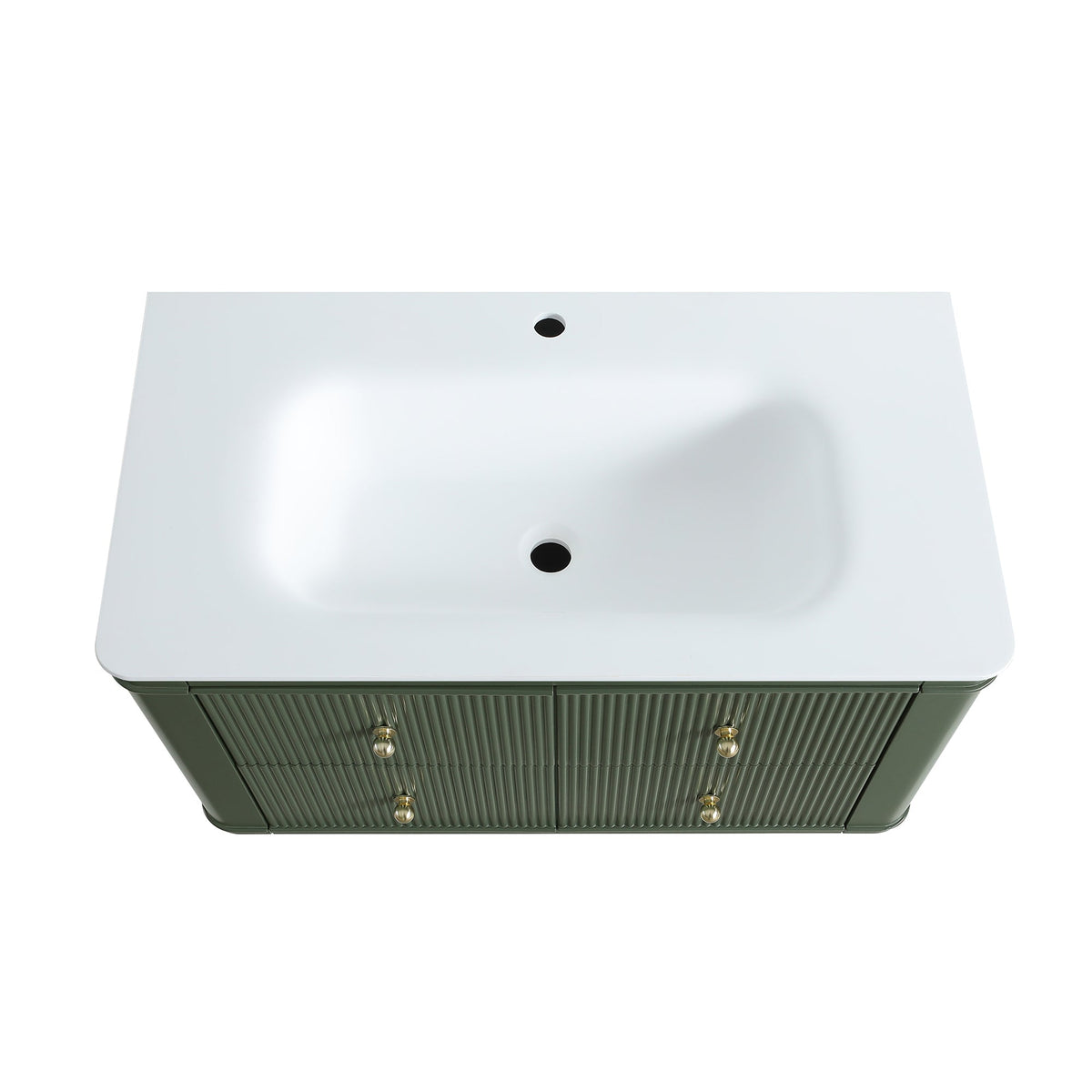 36" Wall Mounted & Floating Single Vanity