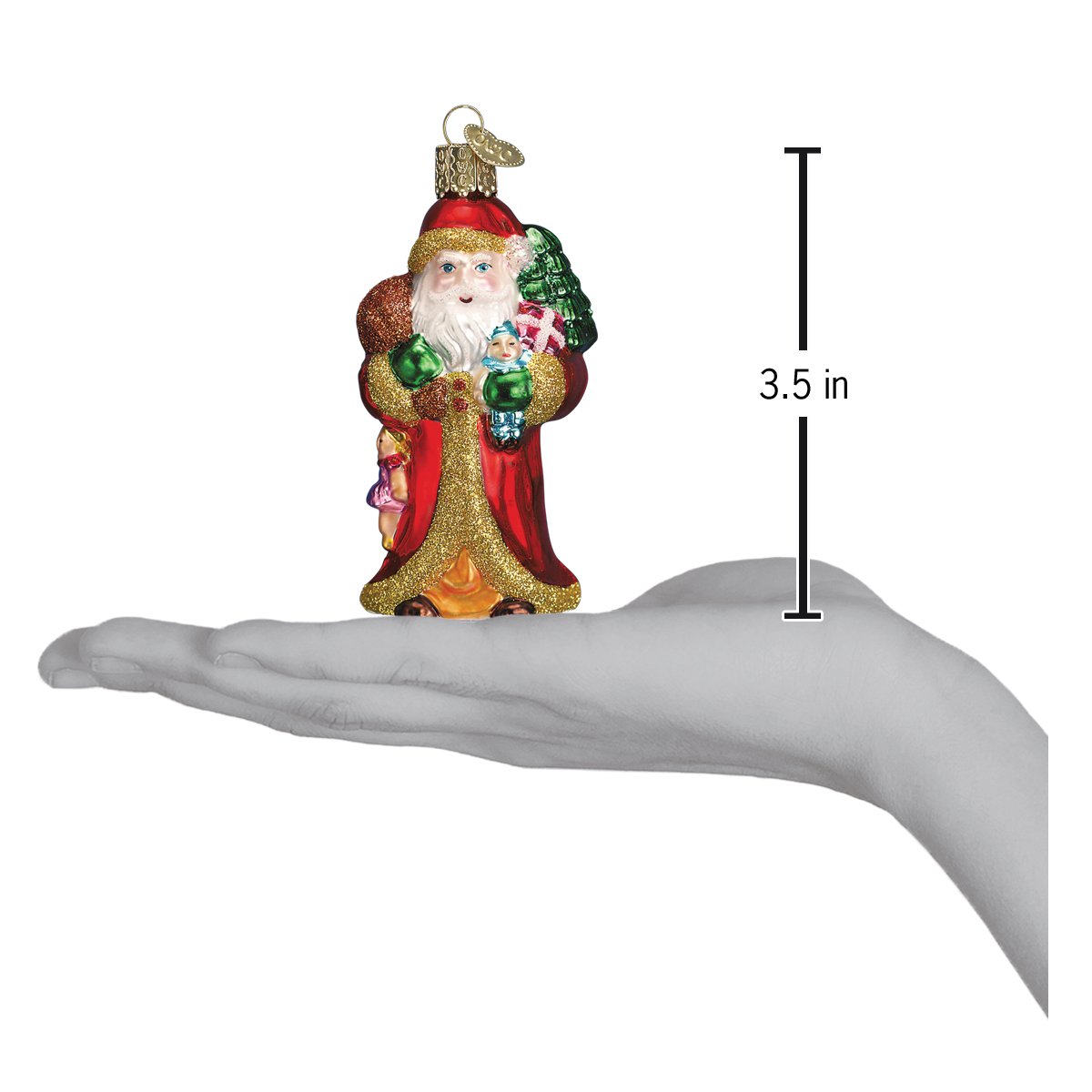 Father Christmas Figurine with Gifts