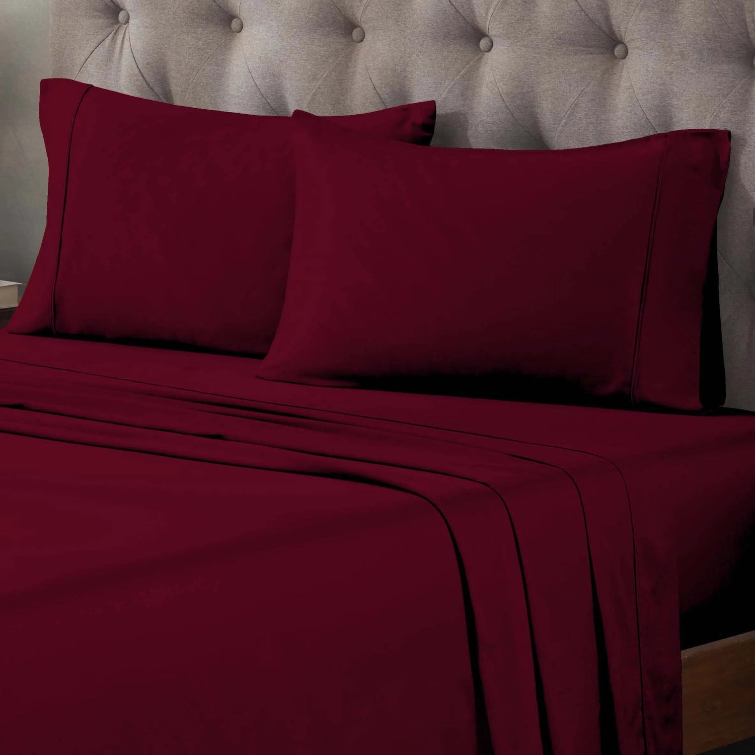 Egyptian Cotton 400 Thread Count Solid Deep Pocket Bed Sheet Set - Egyptian Cotton Sheet Set by Superior Brand