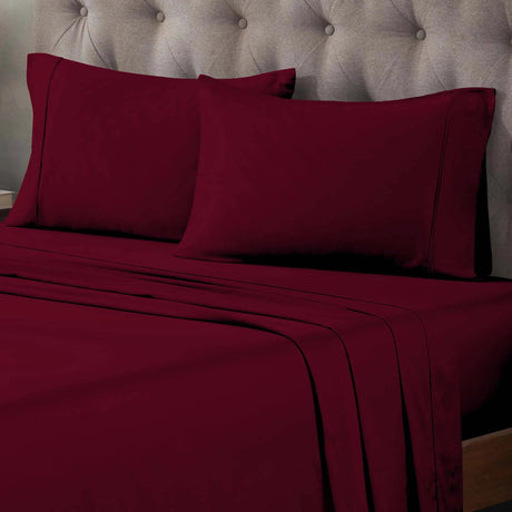 Egyptian Cotton 400 Thread Count Solid Deep Pocket Bed Sheet Set - Egyptian Cotton Sheet Set by Superior Brand