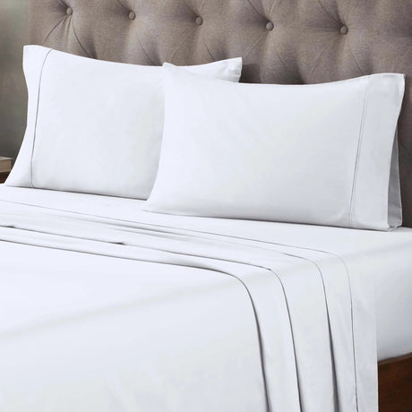 Egyptian Cotton 400 Thread Count Solid Deep Pocket Bed Sheet Set - Egyptian Cotton Sheet Set by Superior Brand