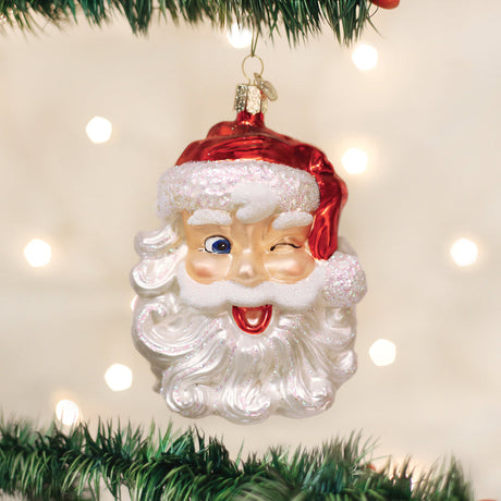 Winking-Santa-Ornament-Christmas-Ornaments