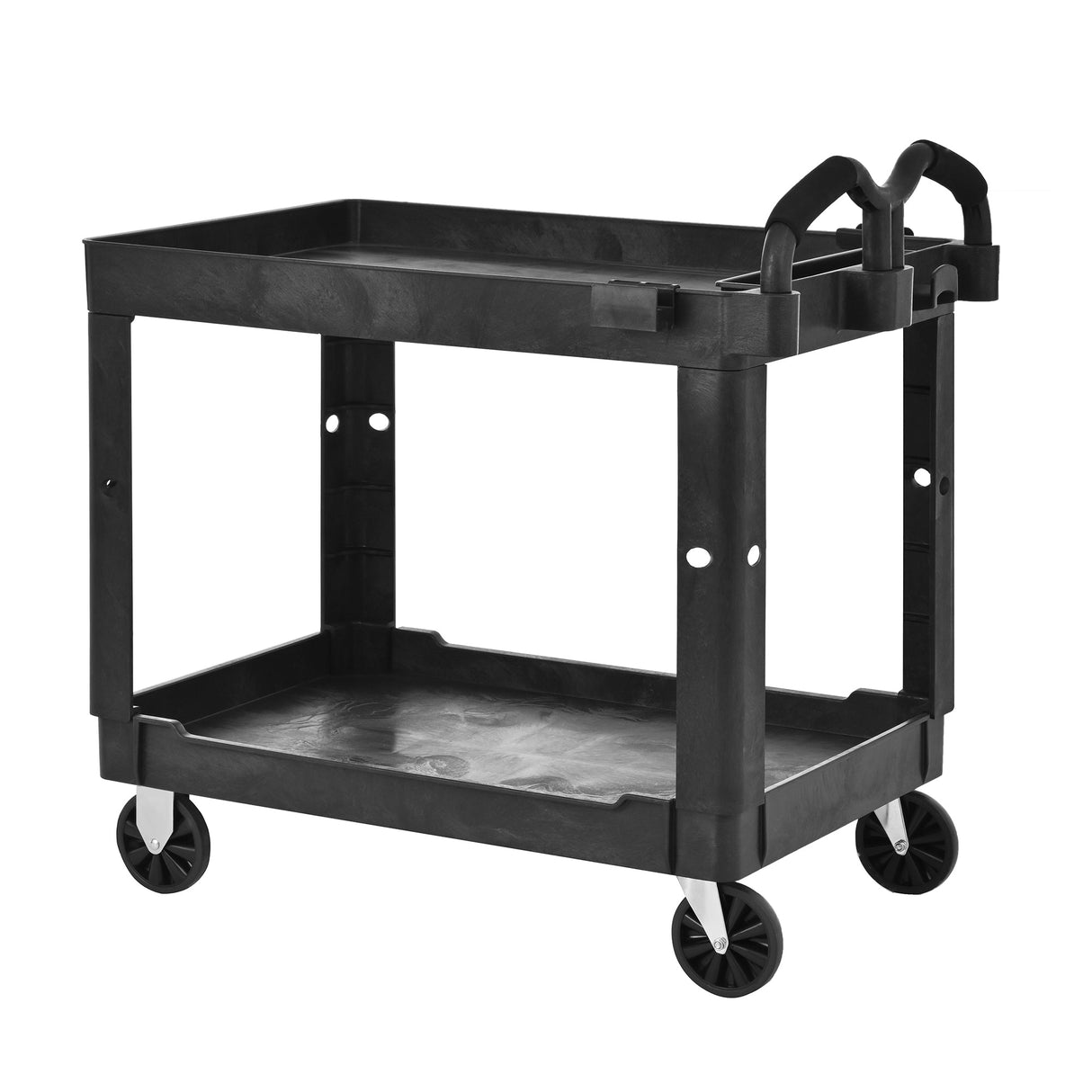 Heavy Duty Tray Top Service Cart with Wheels