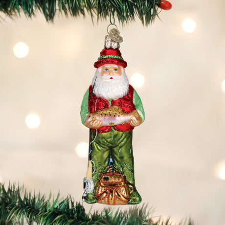 Fly-Fishing-Santa-Ornament-Christmas-Ornaments