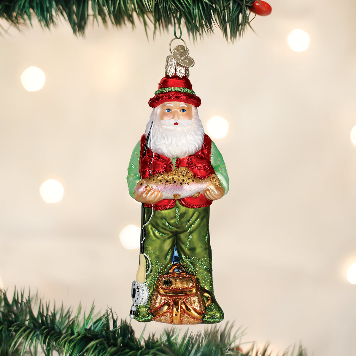 Fly-Fishing-Santa-Ornament-Christmas-Ornaments