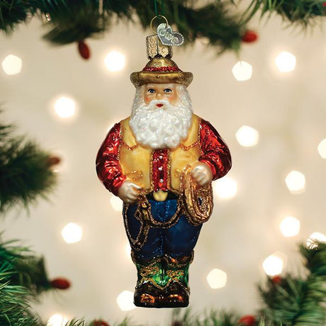 Western-Santa-Ornament-Christmas-Ornaments