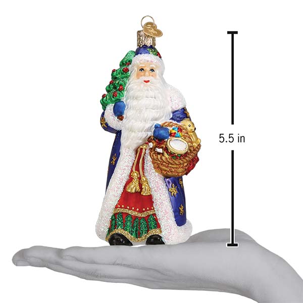 Regal Father Christmas Ornament 5.5 Inch