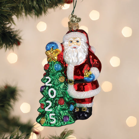 2025-Santa-With-Tree-Ornament-Christmas-Ornaments