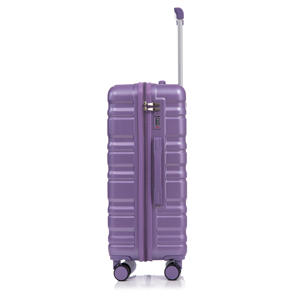 HIFINE TOURIST 3-Piece ABS Spinner Wheel Luggage Set (Purple)