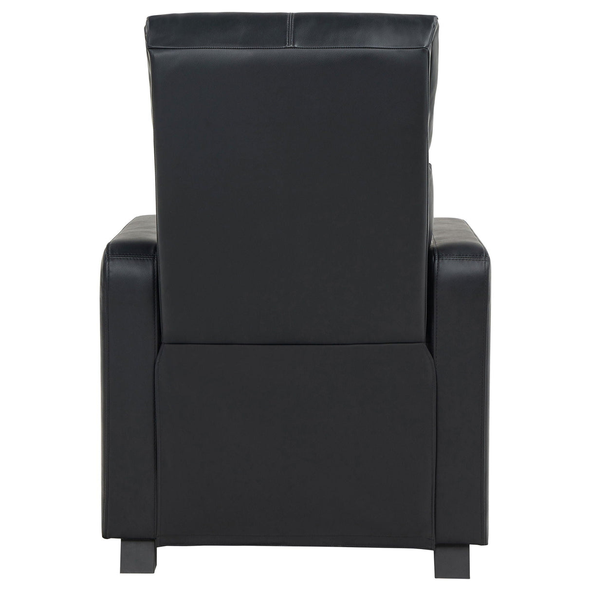 Warren - 4 Seater Home Theater With 3 Wedge Consoles - Black