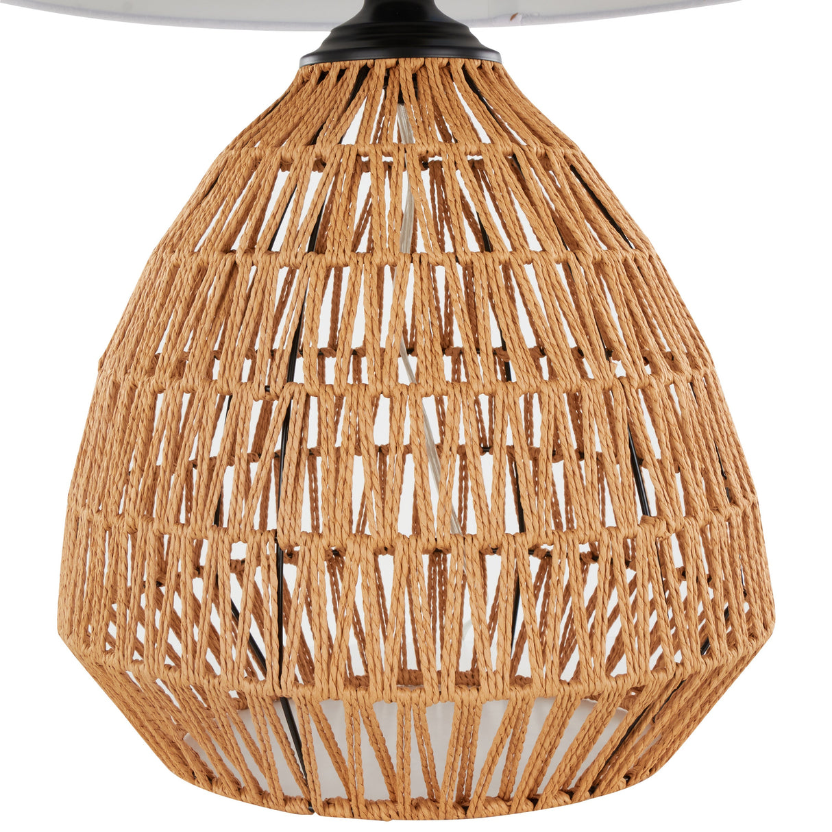 Congo 29" Contemporary Rattan Table Lamp