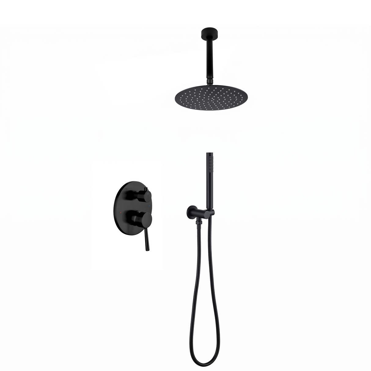 Matte Black Shower System