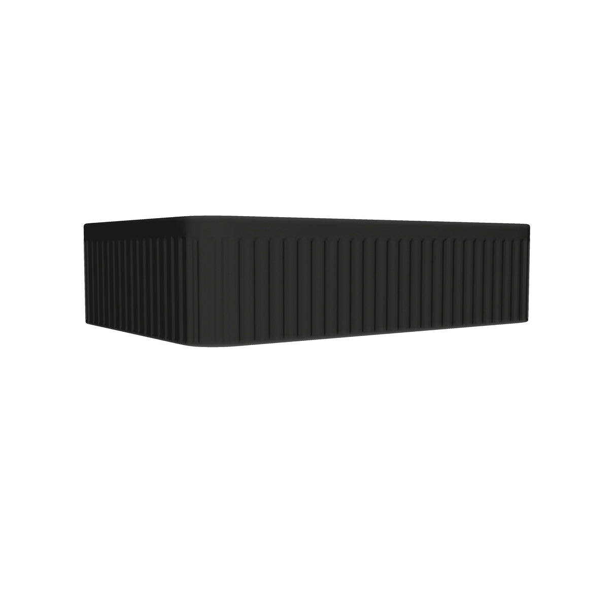 BB17 Integrated Black Ceramic Bathroom Vanity Sink
