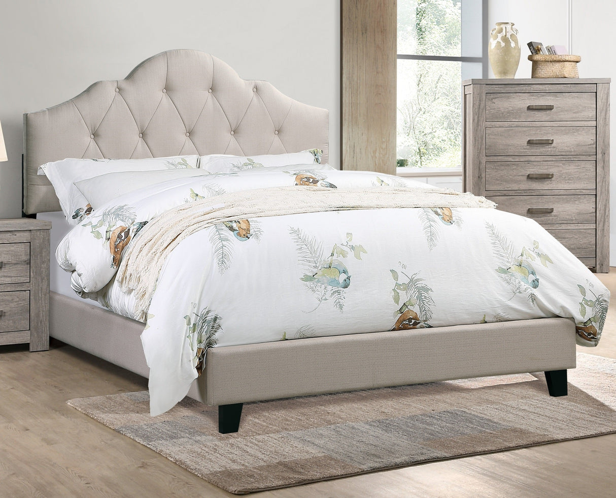Tufted Upholstered Bed