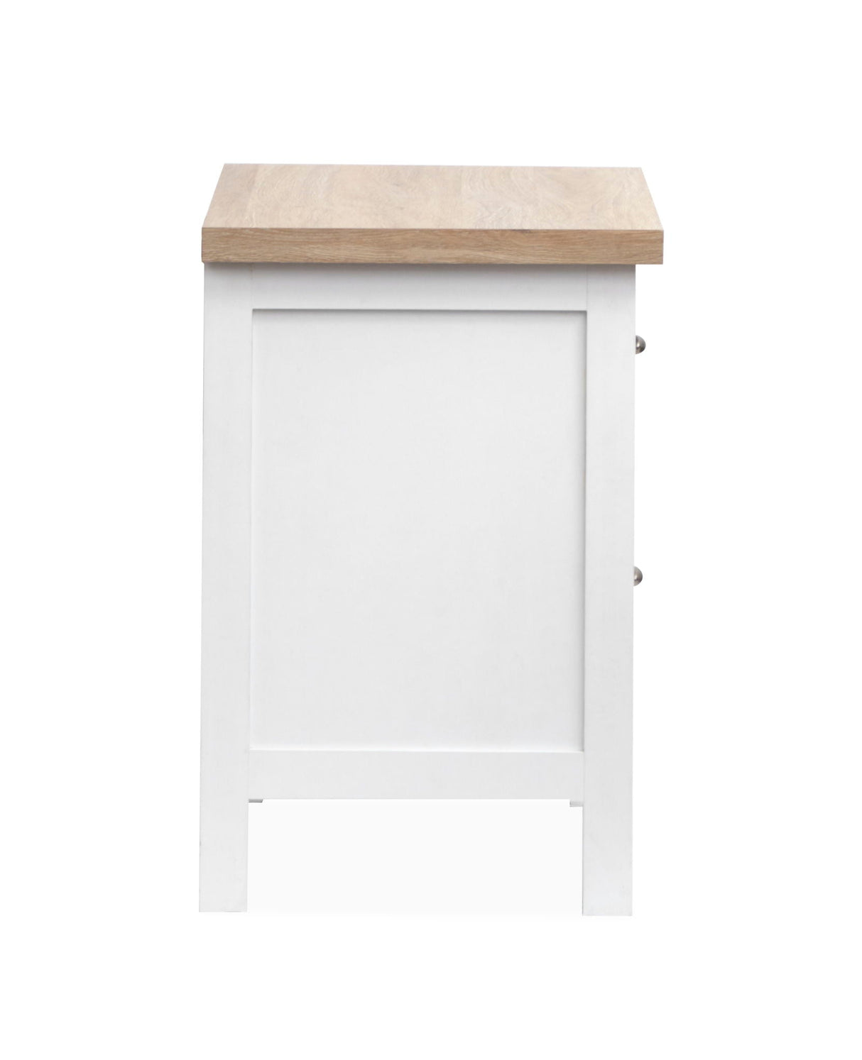 Windmill Harbour - Drawer Nightstand - White Whisp And Sand