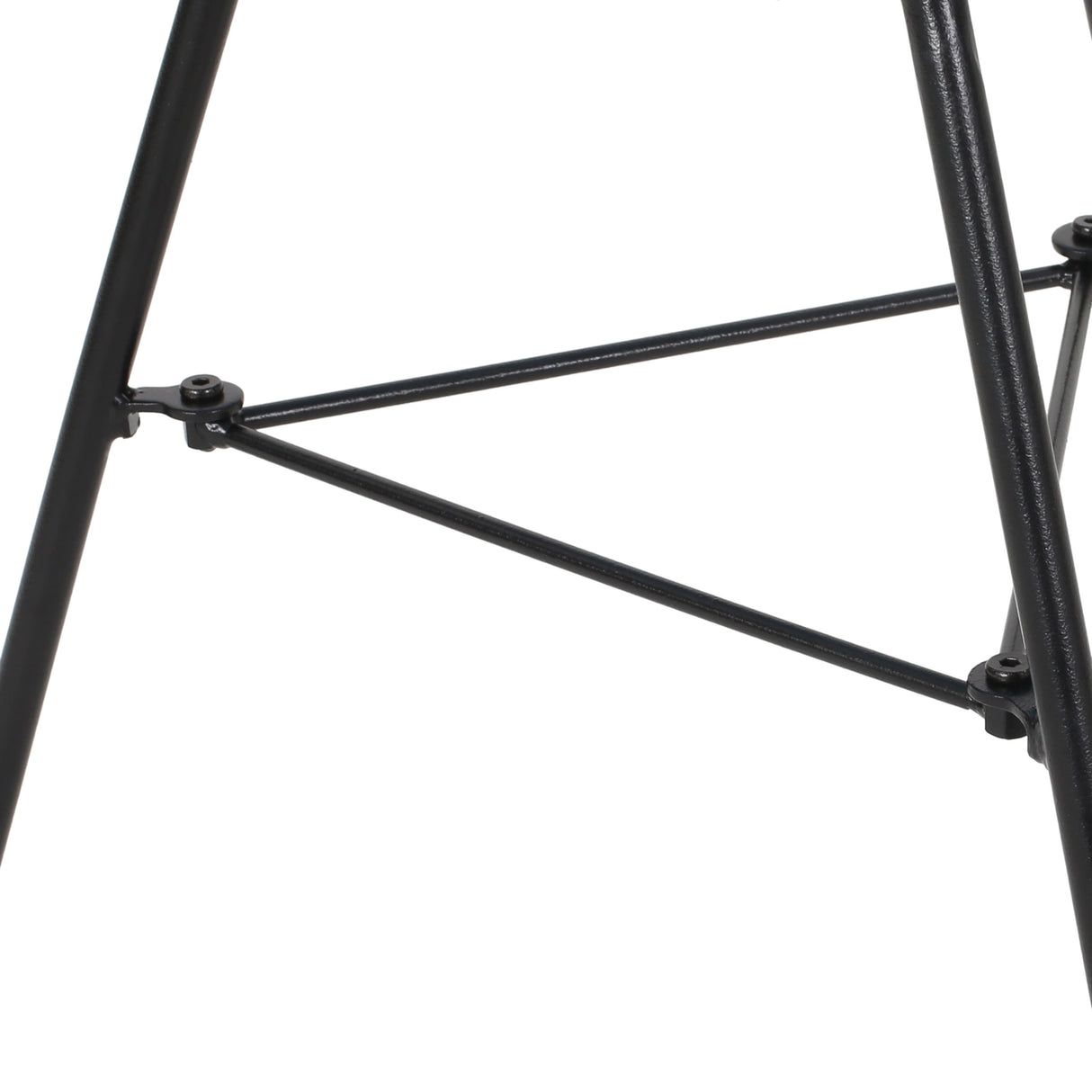 NUSA Modern Rattan Side Table with Tempered Glass Top in Blue