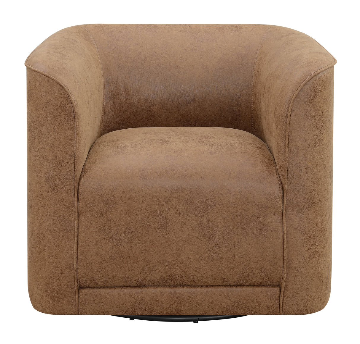 Brown Swivel Accent Chair