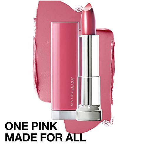 2-PACK Maybelline Color Sensational Made for All Lipstick, Crisp Lip Color & Hydrating Formula, 376 Pink For Me, Nude Pink