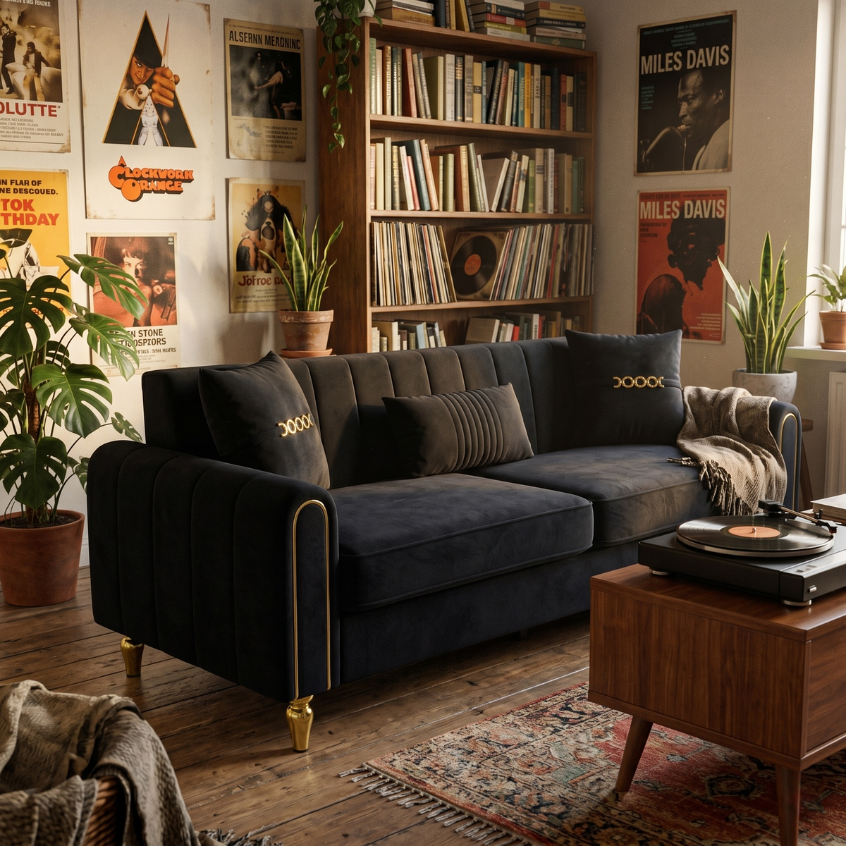 Modern 3-Seater Sofa Couch for Living Room