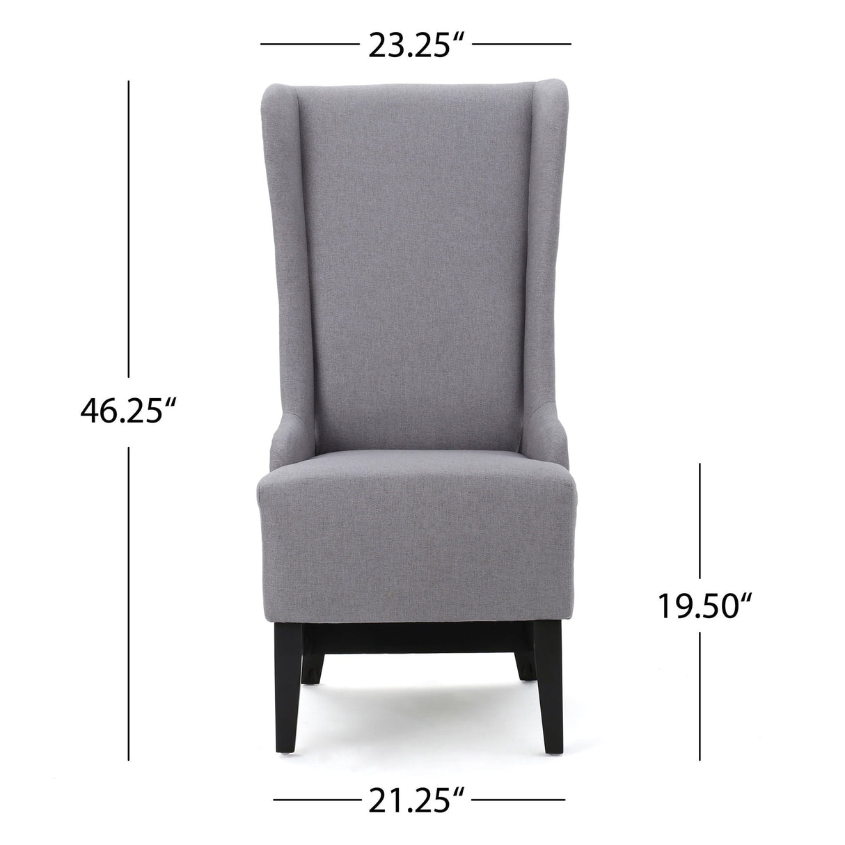 Alight - Upholstered Dining Chair With High Back And Birch Wood Legs (Set of 2)