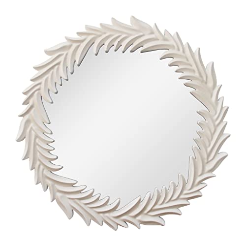 Parisloft-Decorative-Wood-Round-Wall-Mounted-Mirror-with-Carved-Wooden-Leaf-Frame-Mirrors