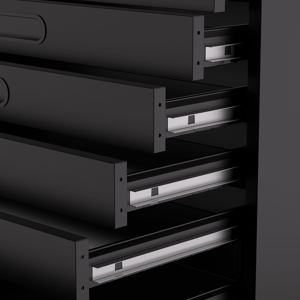 Rolling Tool Cabinet Heavy Duty Garage Storage With Lockable Doors & Drawers