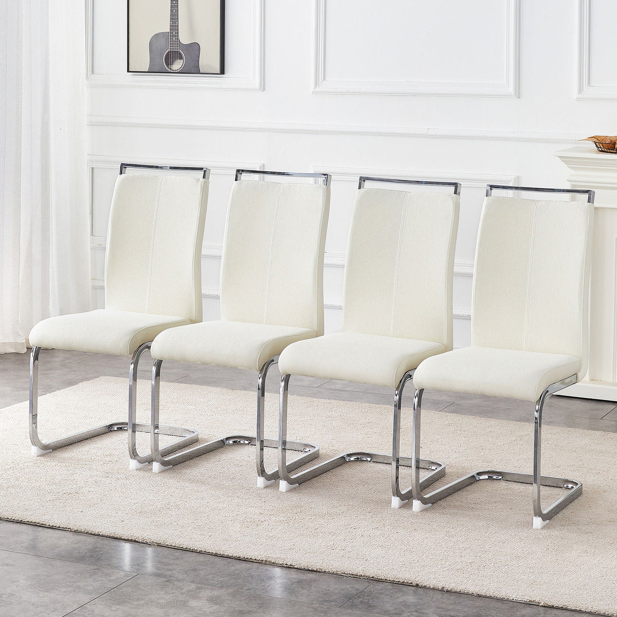 Dining Chairs With Ergonomic Backrest