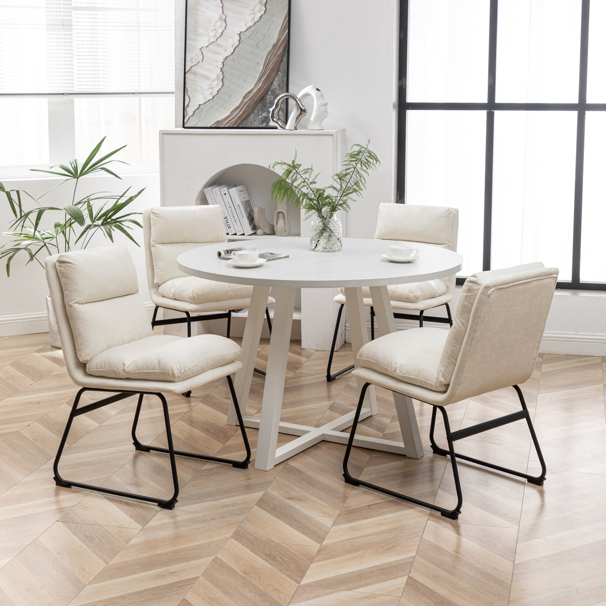 Innes 5-Piece Round Dining Set
